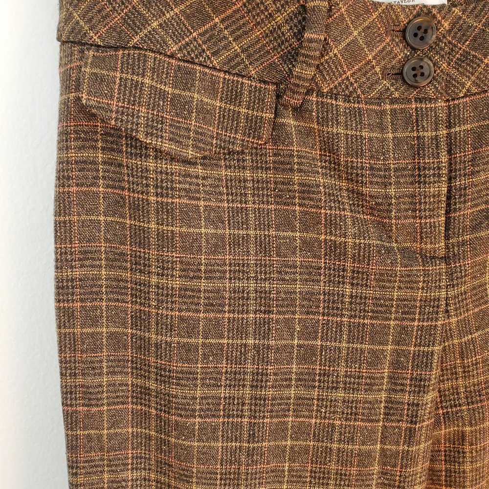 Ann Taylor Loft plaid pants - Picture 5 of 8